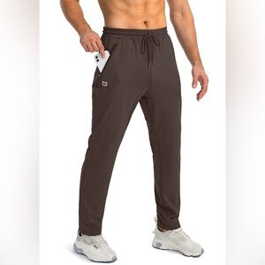 NWOT G Gradual Men's Joggers with Zipper Pockets Sz L